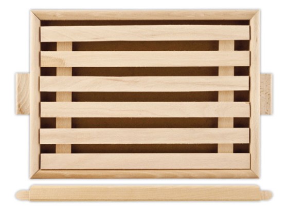 1 Planche à pain bois 38,5x25x2 cm