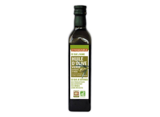 1 Bouteille d'huile d'olive vierge Bio 50cl