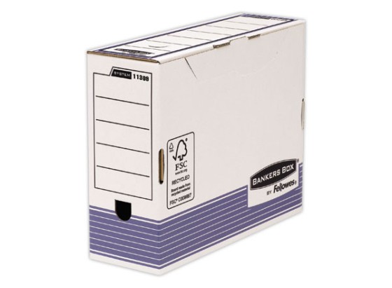 1 Lot de 10 Boîtes à archives automatiques Banker's box - Dos 10 cm