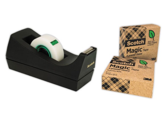 1 Dévidoir noir + 3 rubans Scotch® MagicTM 19 mm x 33 m