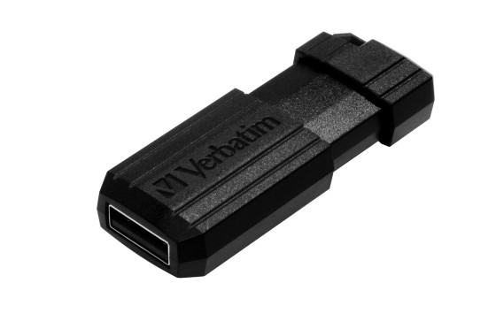 Verbatim Micro-clé USBPinStripe de 32 Go - noire