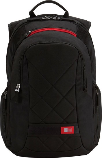 Case Logic Sporty DLBP-114 Black 35,6 cm (14") Étui sac à dos Noir