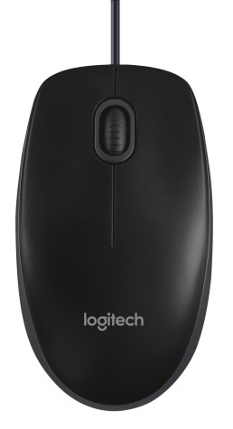 Logitech B100 souris Bureau Ambidextre USB Type-A Optique 800 DPI