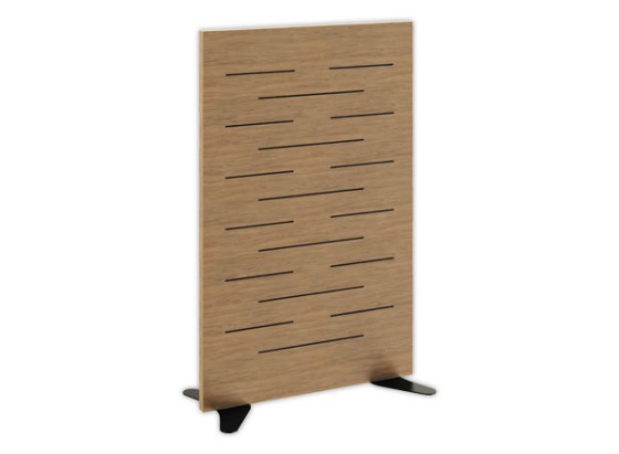 1 Cloison acoustique hêtre H125cm montée