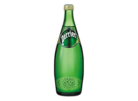 1 Pack de 12 bouteilles Perrier 75cl,  en verre