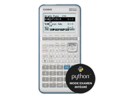 1 Calculatrice Casio GRAPH 35+E II (Modeexamen-Python intégré)