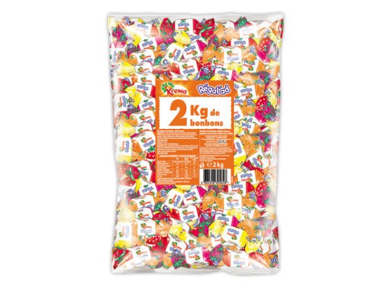 1 Boîte de bonbons Krema Regalad 2kg assortis