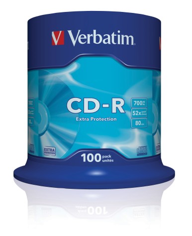 Verbatim CD-R Extra Protection 700 Mo 52x 100 pièce(s)