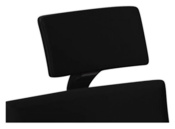 1 Têtiere fixe tapissée noir pour Infinita
