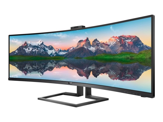PHILIPS 499P9H/00 UWQHD, Curved,49p,VA,Webcam,70Hz, 5ms, Adaptive Sync, Docking USB-C, USB-C Port, DP, HDMI, Heightadj. HP
