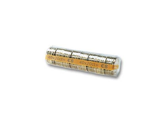 1 Sachet de 250 Coques plastique pour pièces de 20 centimes