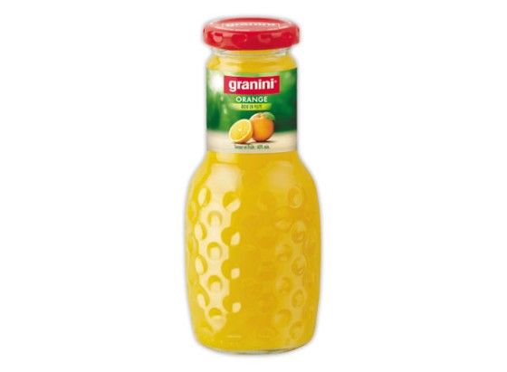 1 Pack de 12 bouteillles de nectar d'orange Graninien verre 25cl