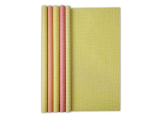 1 Carton de 30 Rouleaux de papier cadeau assortis 2 mx 70 cm