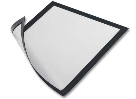 1 Lot de 5 Pochettes de signalisation cadre magnétique Magaframe-A4-cadre noir
