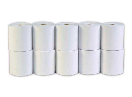 1 Lot de 10 Bobines de papier pour caisses et terminaux point de vente 57 x 60 mm