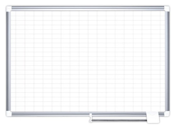 1 Planning magnétique Kanban 120 x 90 cm- Cases 50 x 25 mm
