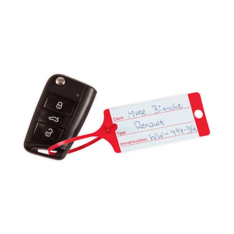 ETIQUETTES CLÉS FLEX + BOITE RANGEMENT