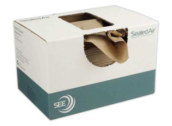1 Boîte distributrice de calage papier - 38,1cm x 488m