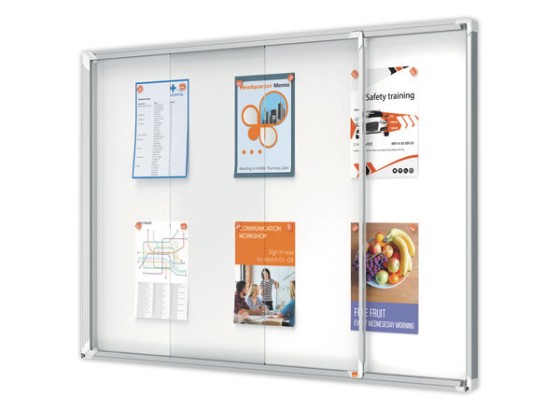 1 Vitrine d'intérieur avec  porte coulissante Premium Plus 18A4  NOBO