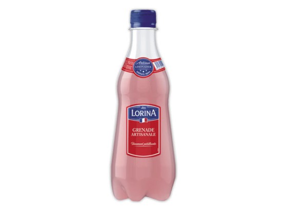 1 Pack de 12 bouteilles de limonade grenade Lorina 42cl