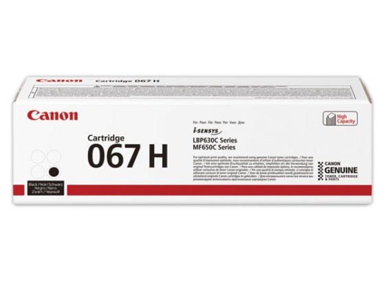 1 Toner CANON 067H haute capacité Noir