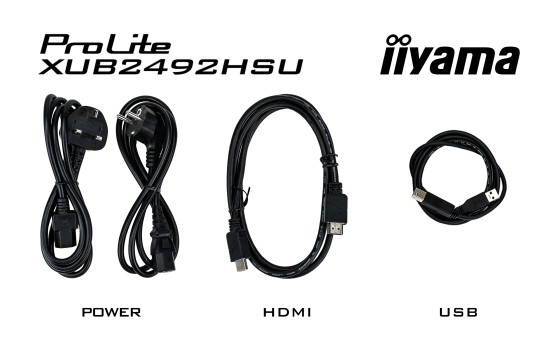 iiyama ProLite XUB2492HSU-B5 LED display 60,5 cm (23.8") 1920 x 1080 pixels Full HD Noir