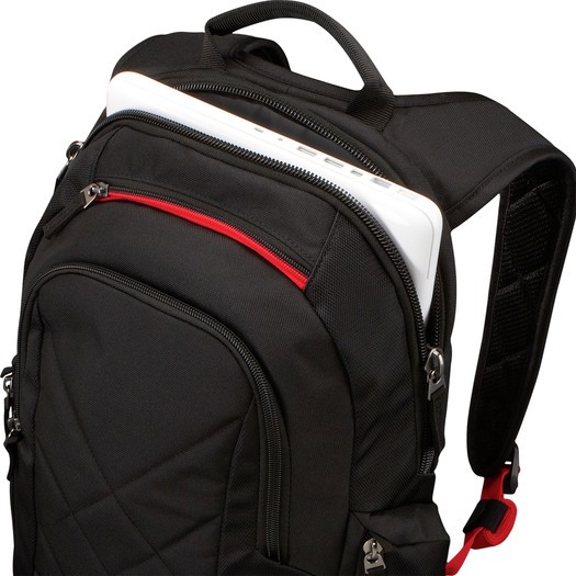 Case Logic Sporty DLBP-114 Black 35,6 cm (14") Étui sac à dos Noir