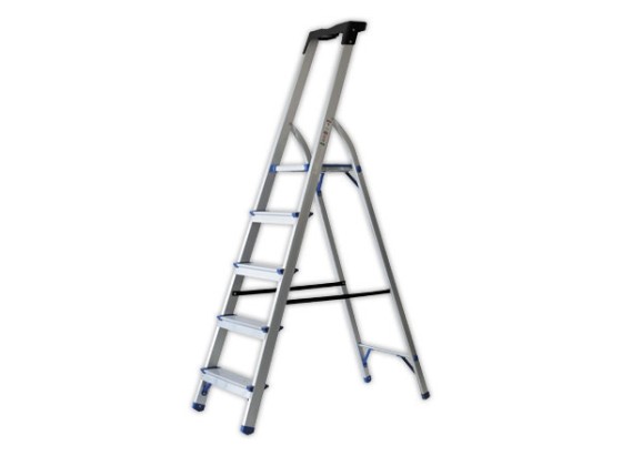 1 Escabeau pliant 5 marches en aluminiumPAVO