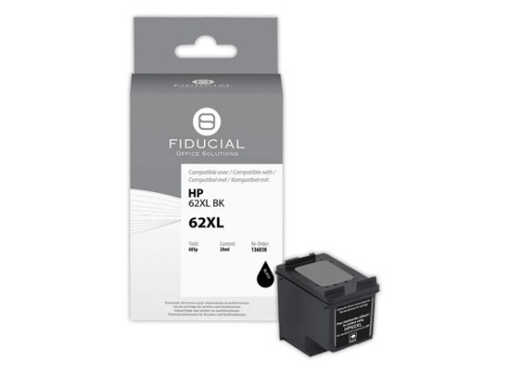 1 Cartouche Hp 62XL noire compatible FIDUCIAL