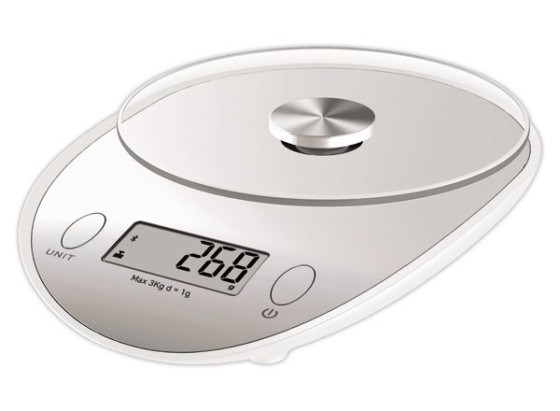 1 Pèse-lettres électronique 0.1g à 3kg écran  LCD plateau en verre