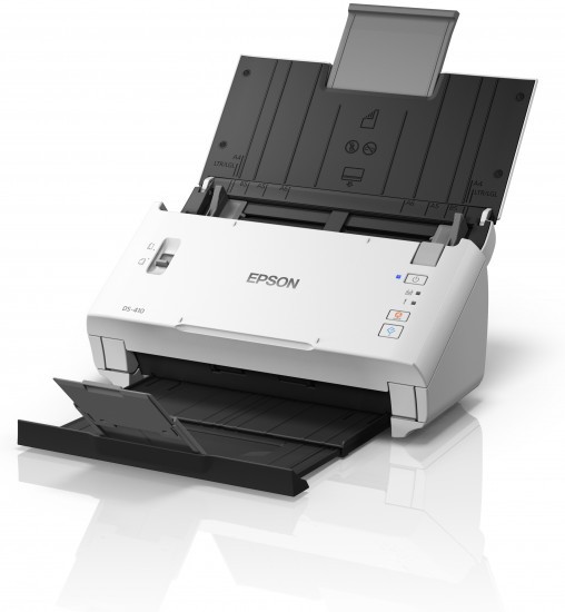 Epson DS-410 Alimentation papier de scanner 600 x 600 DPI A4 Noir, Blanc