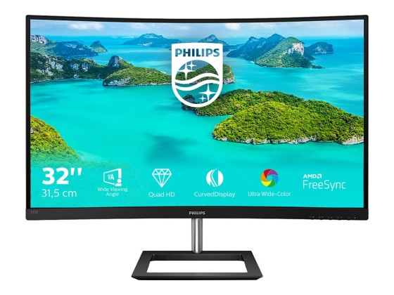 PHILIPS 325E1C/00 - 31.5pcs - INCURVE - QHD - MVA - VGA - HDMI - DP -AUDIO