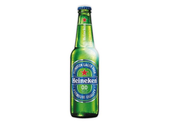 1 Carton de 24 bouteilles de bière blonde Heineken sans alcool - 33cl