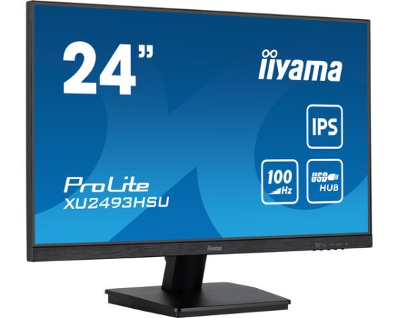 iiyama ProLite XU2493HSU-B6 écran plat de PC 61 cm (24") 1920 x 1080 pixels Full HD LED Noir
