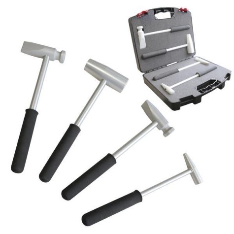 COFFRET 4 MARTEAUX ALU