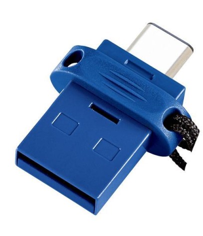 Verbatim Clé USB à double connectique de type C/USB 3.0 64 Go