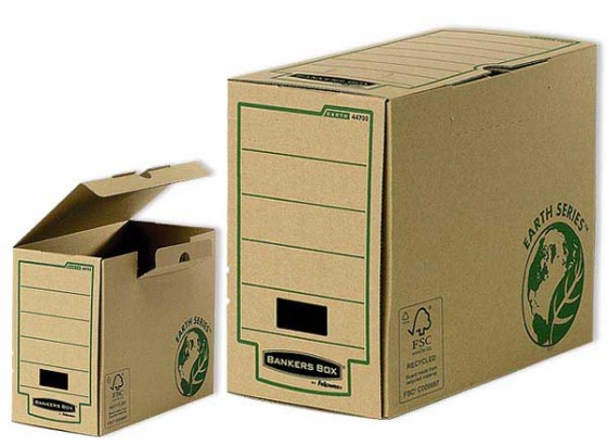 1 Carton de 20 Boites à archives Earth series Dos 15 cm