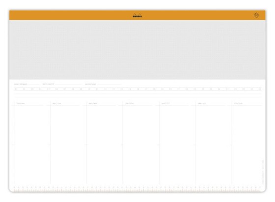 1 Sous main calendrier perpetuel A2 Rhodia