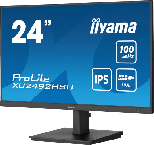 iiyama ProLite XU2492HSU-B6 écran plat de PC 60,5 cm (23.8") 1920 x 1080 pixels Full HD LED Noir