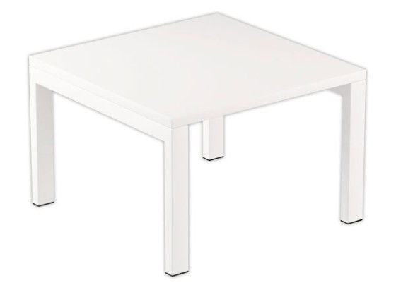 1 Table basse EASYDESK 60x60 cm blanc