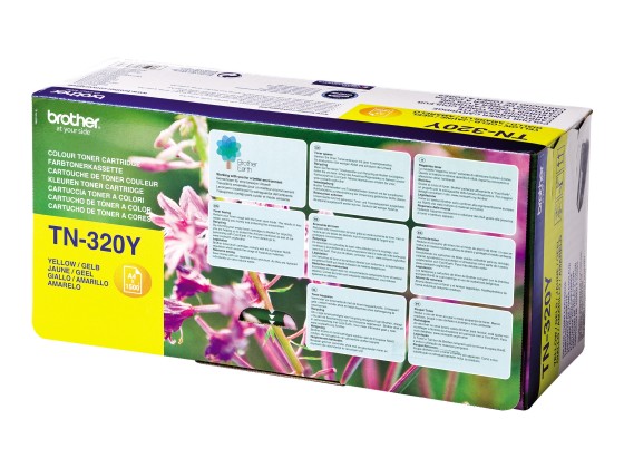 Brother TN-320Y - Cartouche de toner originale – Jaune