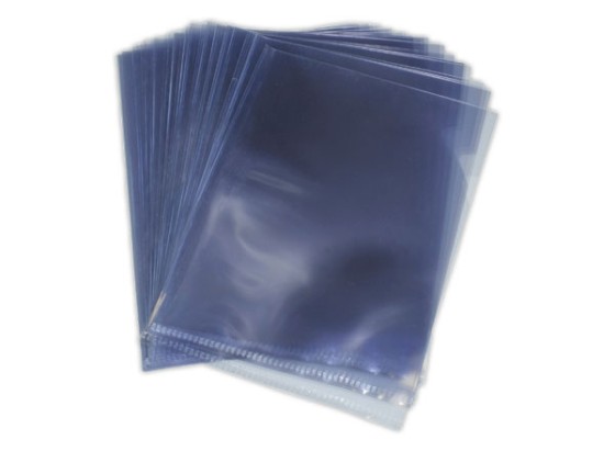 1 Boite de 100 Pochettes ouverture 2 côtés en PVC 15/100e