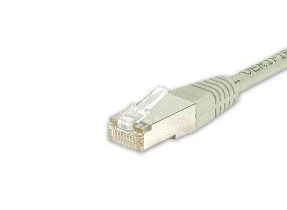 1 Câble réseau RJ45 FTP CAT6 10 M gris