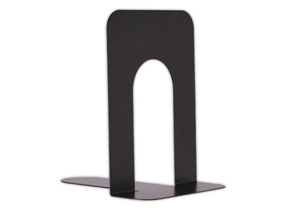1 Serre-livres métal antidérapant noir