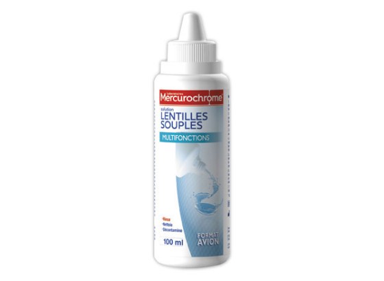 1 Solution lentilles souples 100ml - Mercurochrome