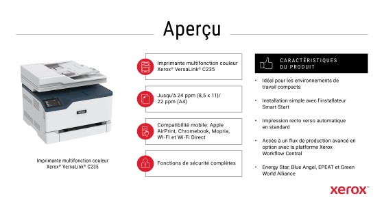 Xerox C235 sans fil A4.