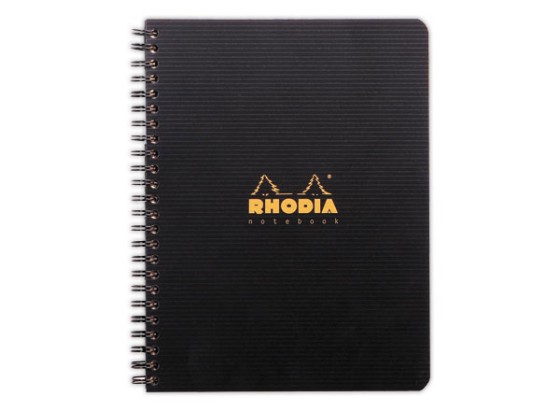 1 Cahier polypropylène 160 pages A5+ 5x5. Noir