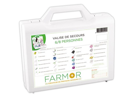 1 Valise de secours "Multirisques" 6/8 personnes FARMOR