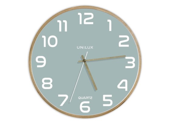 1 Horloge Quartz Baltic - Vert d'eau
