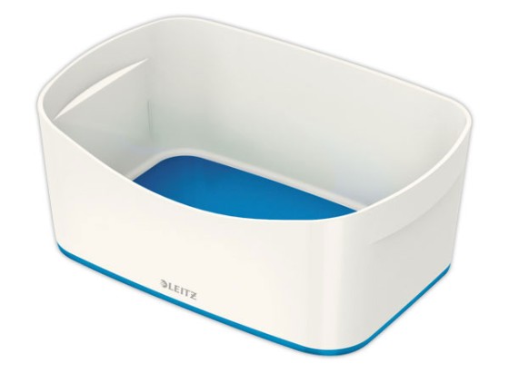 1 Boîte de rangement mybox petit blanc/bleu